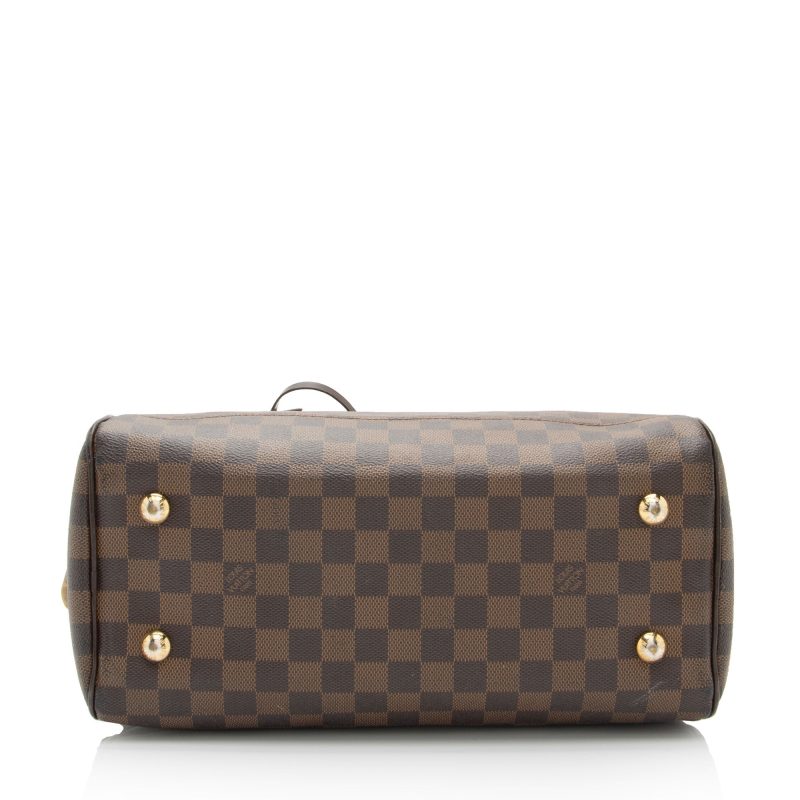 Louis Vuitton Damier Ebene Duomo Satchel (SHF-Xc3fau) - Image 3
