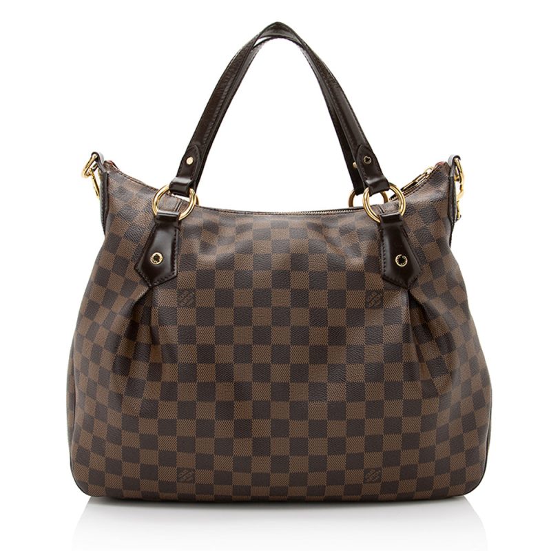 Louis Vuitton Damier Ebene Evora MM Shoulder Bag (SHF-22530) - Image 2