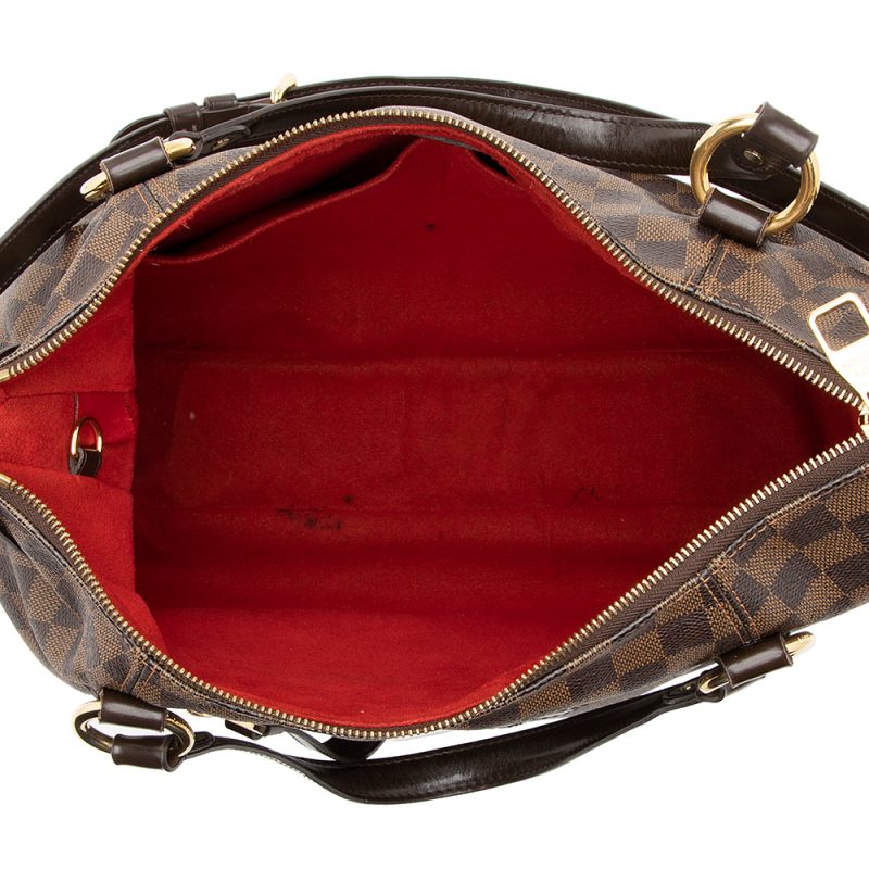Louis Vuitton Damier Ebene Evora MM Shoulder Bag (SHF-22530) - Image 6