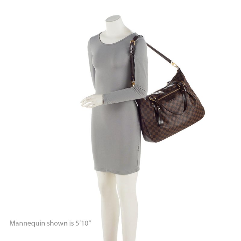 Louis Vuitton Damier Ebene Evora MM Shoulder Bag (SHF-22530) - Image 4