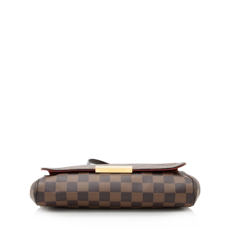 Louis Vuitton Damier Ebene Favorite MM Shoulder Bag (SHF-22458) - Image 3