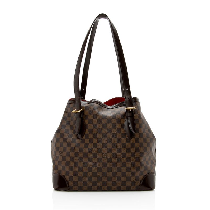 Louis Vuitton Damier Ebene Hampstead GM Tote - FINAL SALE (SHF-15485) - Image 2