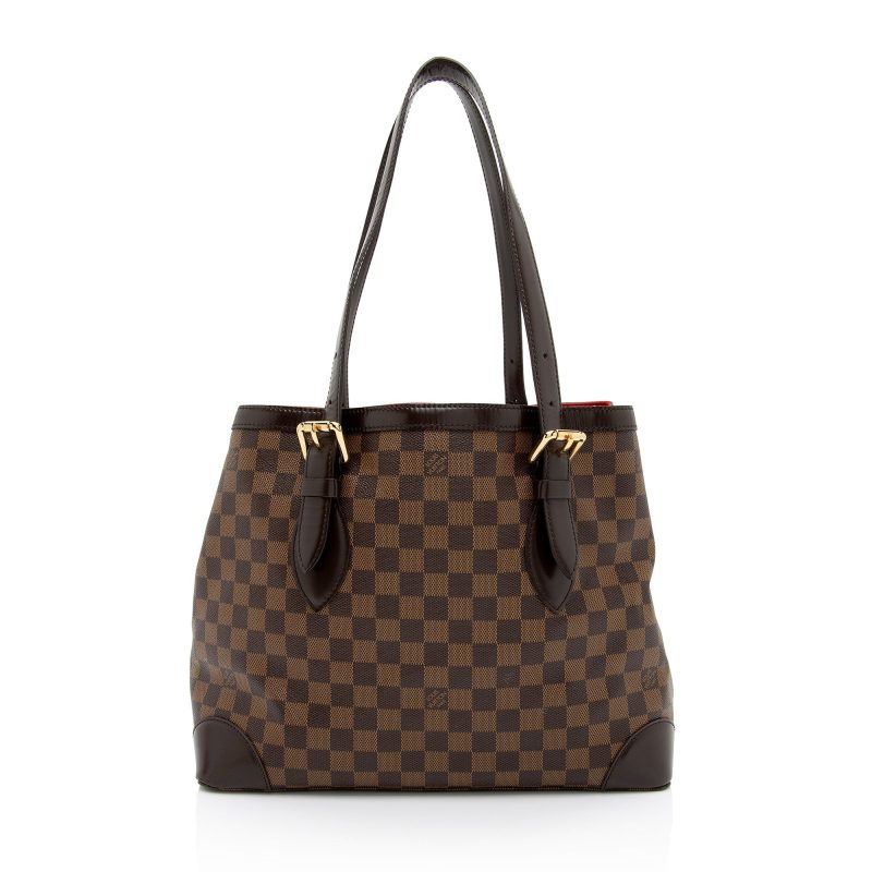 Louis Vuitton Damier Ebene Hampstead MM Tote (SHF-eXYE3n) - Image 2