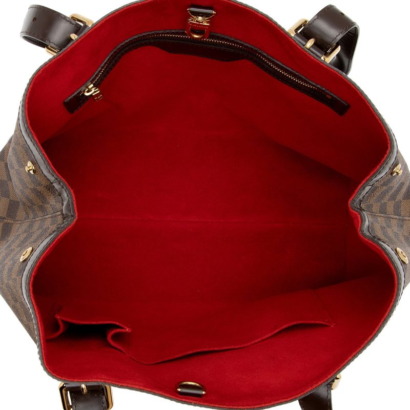 Louis Vuitton Damier Ebene Hampstead MM Tote (SHF-eXYE3n) - Image 6