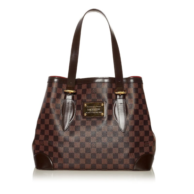 Louis Vuitton Damier Ebene Hampstead MM (SHG-Qw27QW) - Image 9
