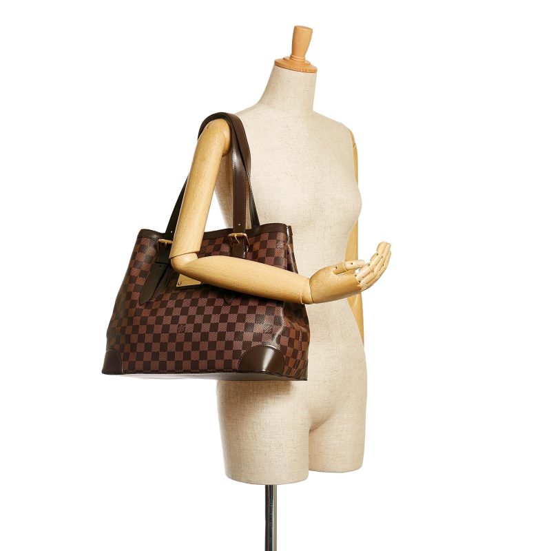 Louis Vuitton Damier Ebene Hampstead MM (SHG-Qw27QW) - Image 4