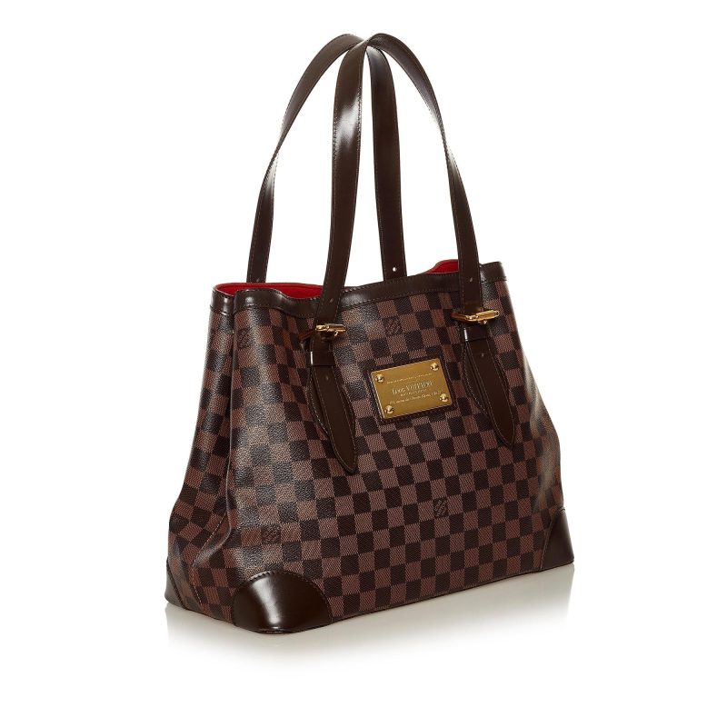 Louis Vuitton Damier Ebene Hampstead MM (SHG-Qw27QW)