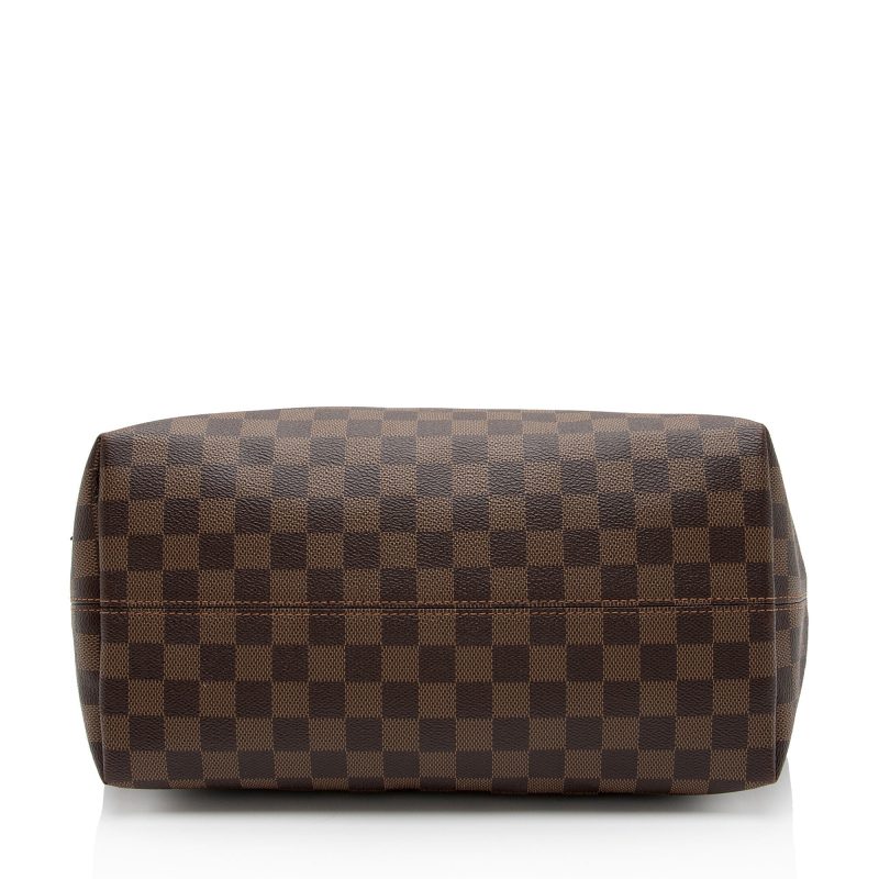 Louis Vuitton Damier Ebene Iena MM Tote (SHF-xtSdlF) - Image 3