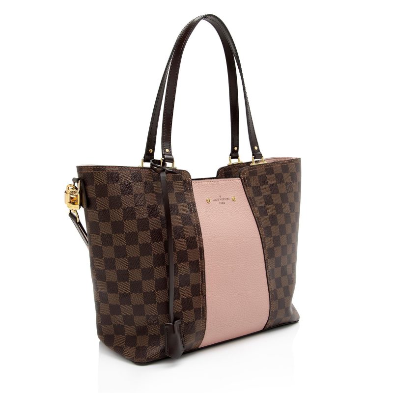Louis Vuitton Damier Ebene Jersey Tote (SHF-L9vKKt)