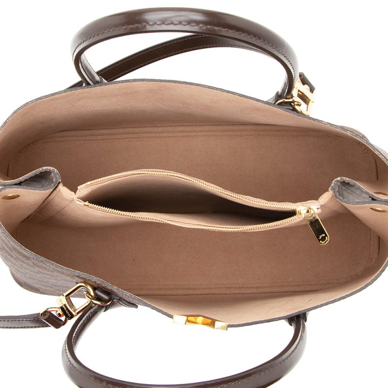 Louis Vuitton Damier Ebene Kensington Tote (SHF-20759) - Image 6