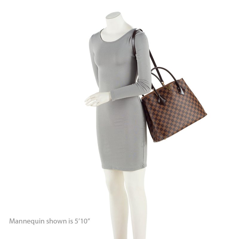 Louis Vuitton Damier Ebene Kensington Tote (SHF-20759) - Image 4