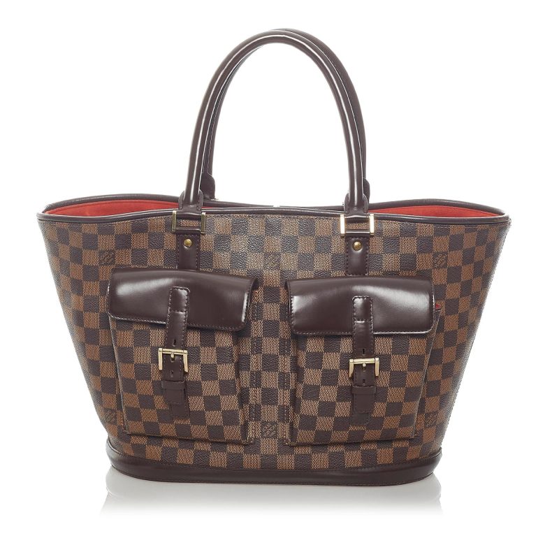 Louis Vuitton Damier Ebene Manosque GM (SHG-33586) - Image 10