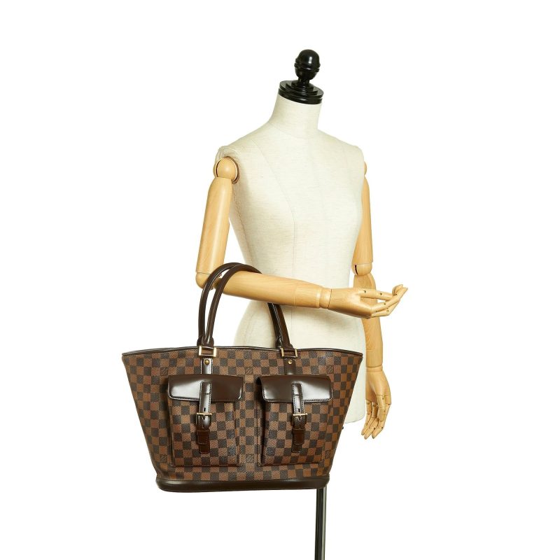 Louis Vuitton Damier Ebene Manosque GM (SHG-33586) - Image 4