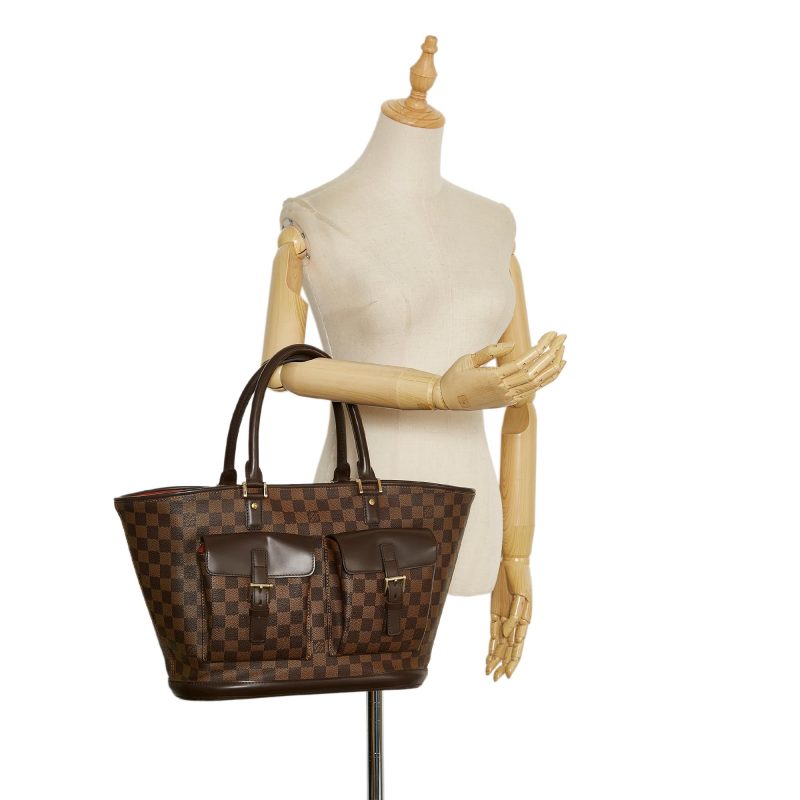 Louis Vuitton Damier Ebene Manosque GM (SHG-37249) - Image 4