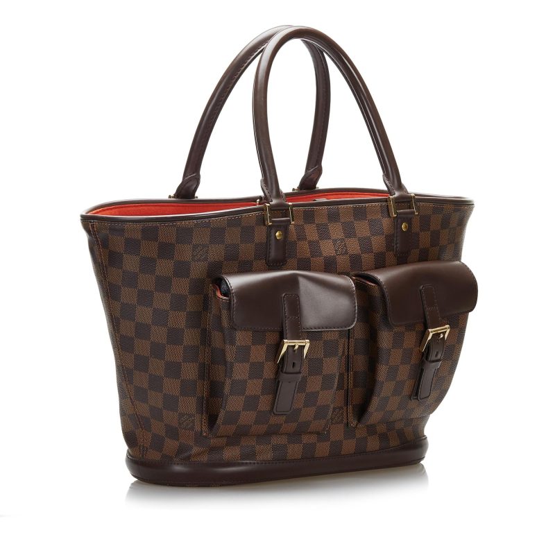 Louis Vuitton Damier Ebene Manosque GM (SHG-37249)