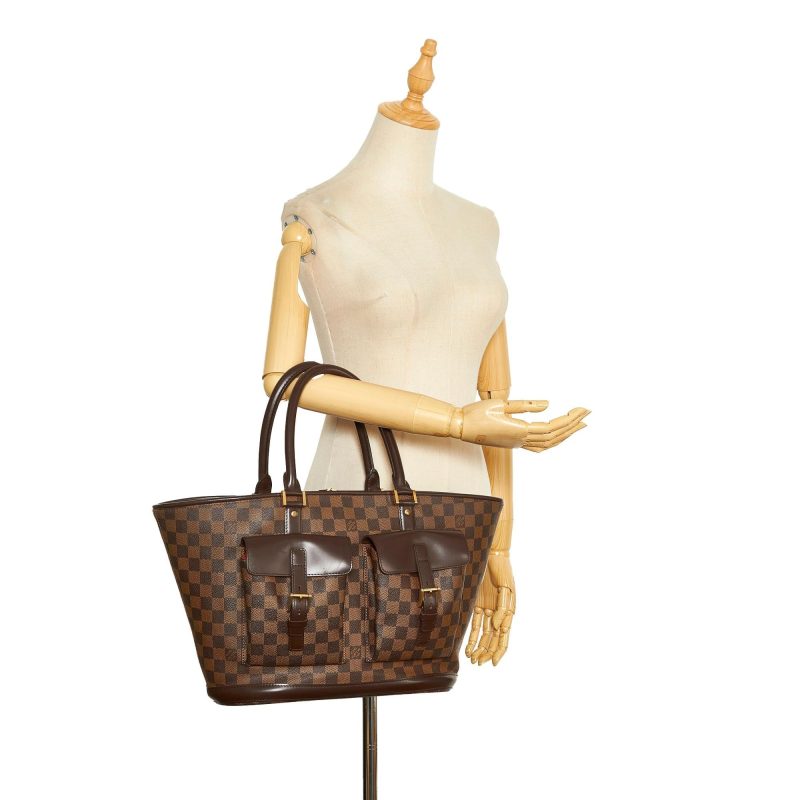 Louis Vuitton Damier Ebene Manosque GM (SHG-Zmepl2) - Image 4