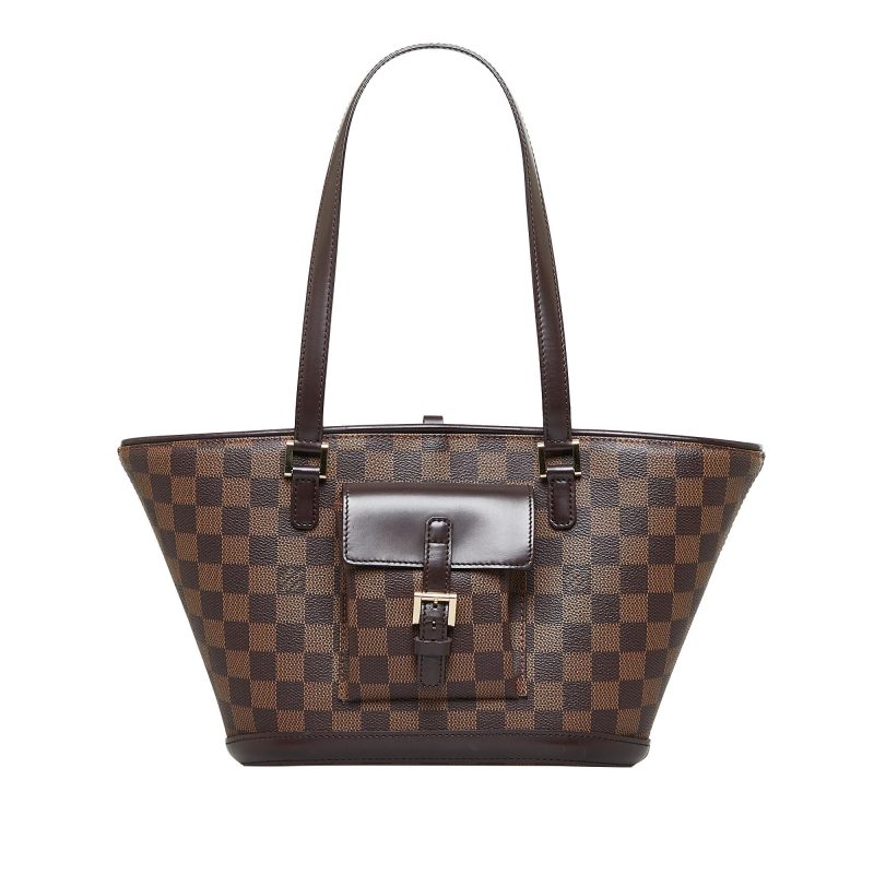 Louis Vuitton Damier Ebene Manosque PM (SHG-fAqcdB) - Image 9