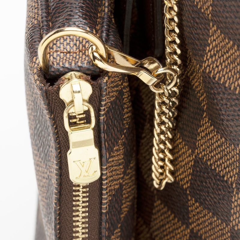 Louis Vuitton Damier Ebene Marais Bucket Tote (SHF-22212) - Image 10