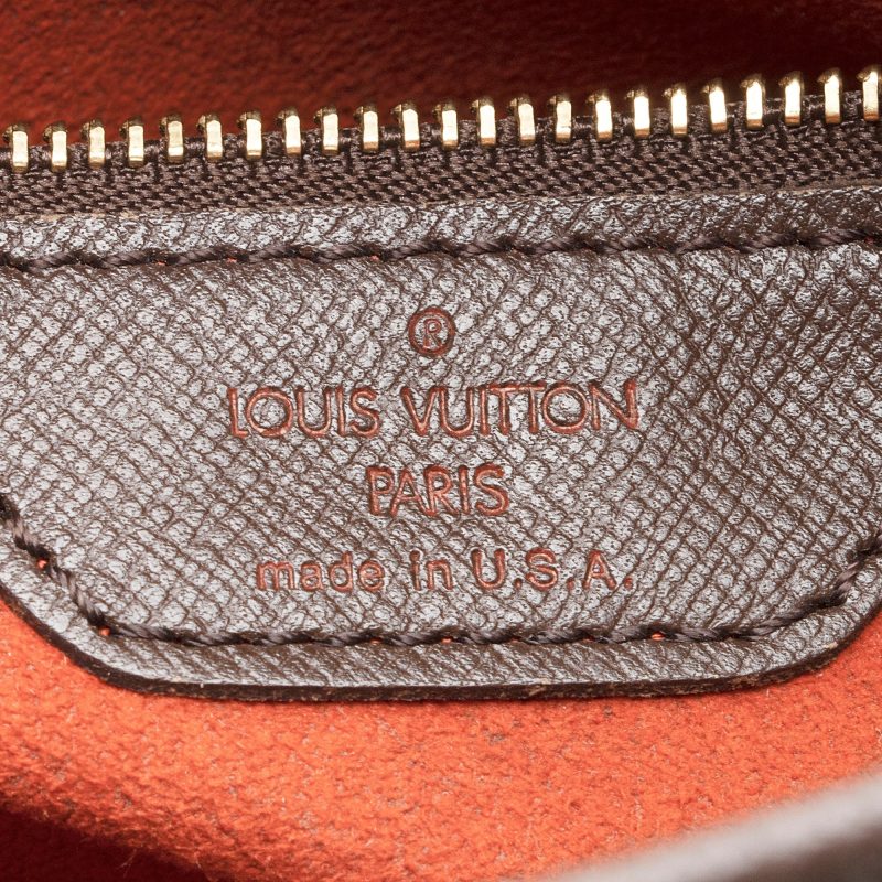 Louis Vuitton Damier Ebene Marais Bucket Tote (SHF-22212) - Image 8