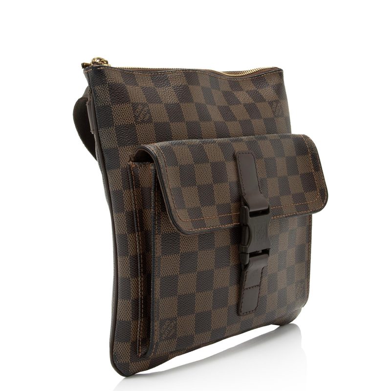 Louis Vuitton Damier Ebene Melville Crossbody Bag (SHF-a27JVY)