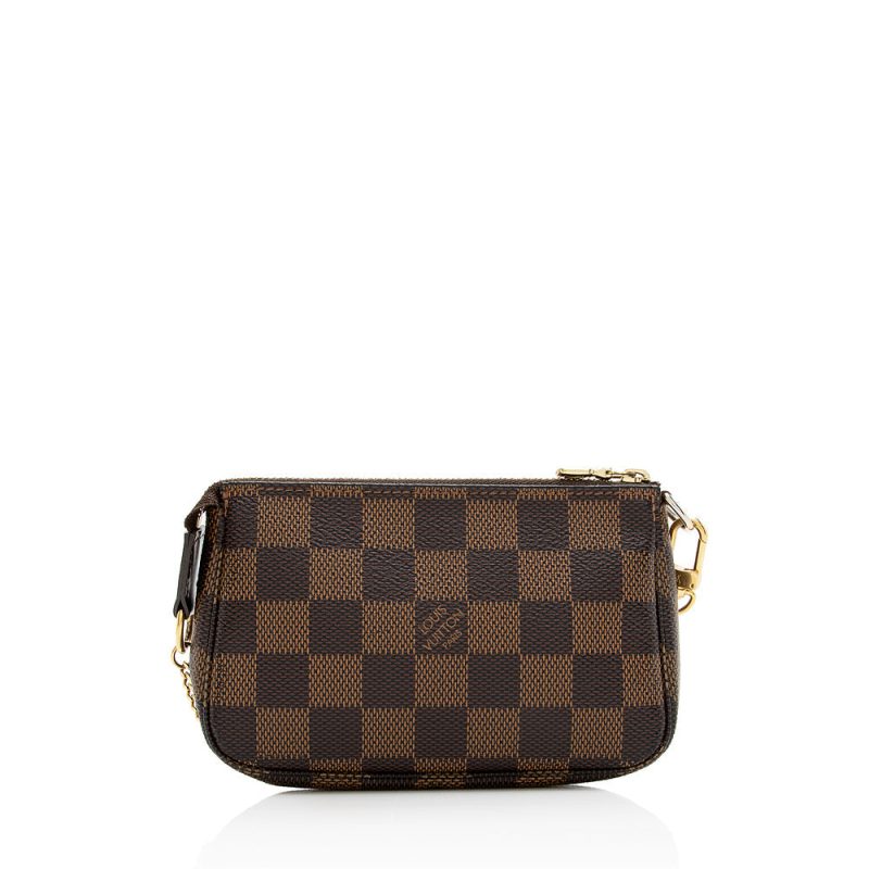 Louis Vuitton Damier Ebene Mini Pochette Accessoires (SHF-20838) - Image 2