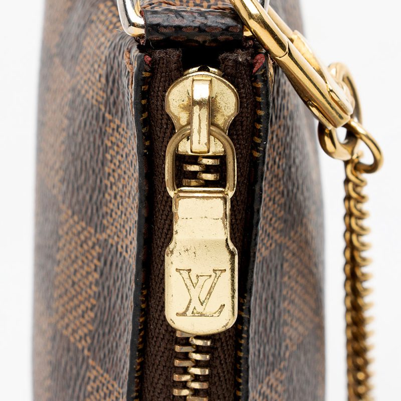 Louis Vuitton Damier Ebene Mini Pochette Accessoires (SHF-20838) - Image 6