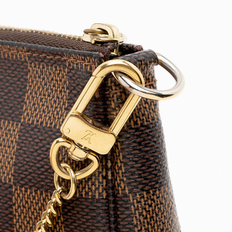 Louis Vuitton Damier Ebene Mini Pochette Accessoires (SHF-20838) - Image 8