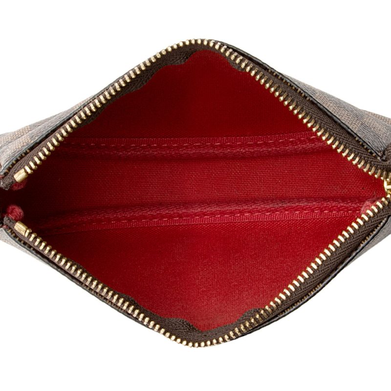 Louis Vuitton Damier Ebene Mini Pochette Accessoires (SHF-20838) - Image 4