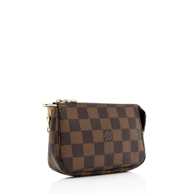 Louis Vuitton Damier Ebene Mini Pochette Accessoires (SHF-20838)