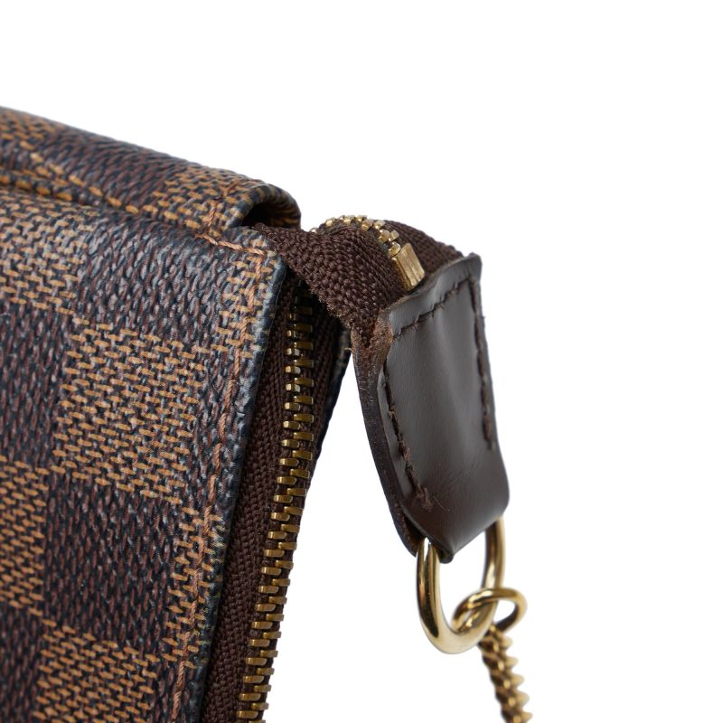 Louis Vuitton Damier Ebene Mini Pochette Accessoires (SHG-kC7aIP) - Image 9