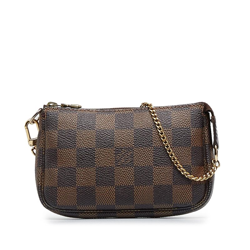 Louis Vuitton Damier Ebene Mini Pochette Accessoires (SHG-kC7aIP) - Image 10