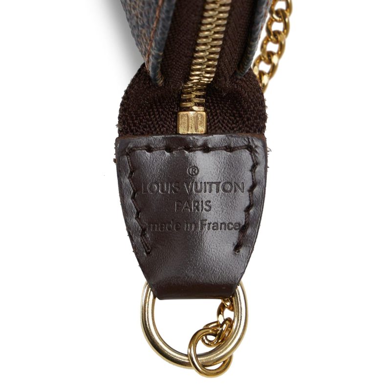 Louis Vuitton Damier Ebene Mini Pochette Accessoires (SHG-kC7aIP) - Image 6