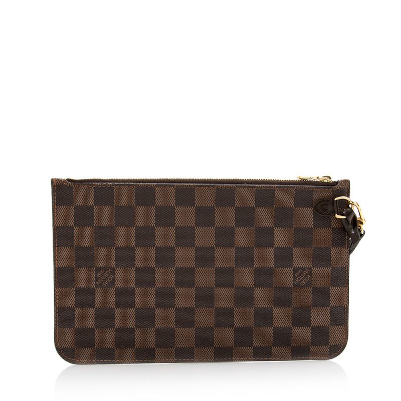 Louis Vuitton Damier Ebene Neverfull GM Pochette (SHF-20602) - Image 2