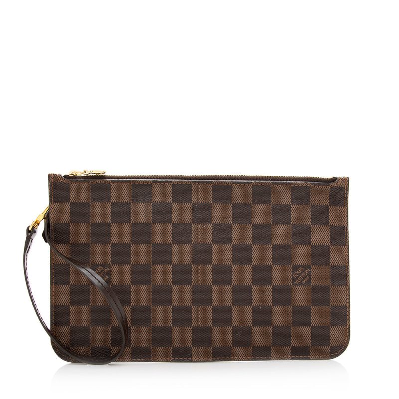 Louis Vuitton Damier Ebene Neverfull GM Pochette (SHF-20602) - Image 8