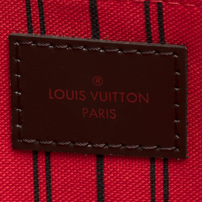 Louis Vuitton Damier Ebene Neverfull GM Pochette (SHF-20602) - Image 5
