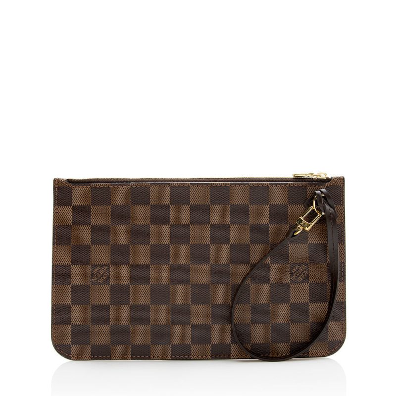 Louis Vuitton Damier Ebene Neverfull GM Pochette (SHF-21422) - Image 2