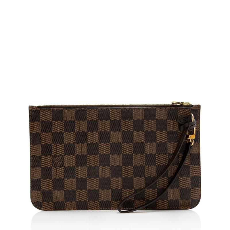 Louis Vuitton Damier Ebene Neverfull GM Pochette (SHF-21846) - Image 2