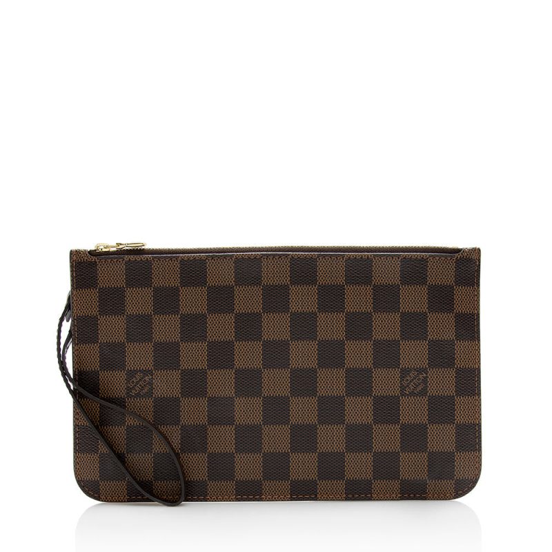 Louis Vuitton Damier Ebene Neverfull GM Pochette (SHF-21846) - Image 10