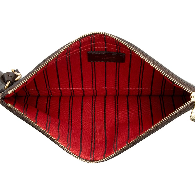 Louis Vuitton Damier Ebene Neverfull GM Pochette (SHF-21846) - Image 4
