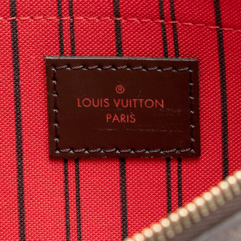 Louis Vuitton Damier Ebene Neverfull GM Pochette (SHF-21846) - Image 5