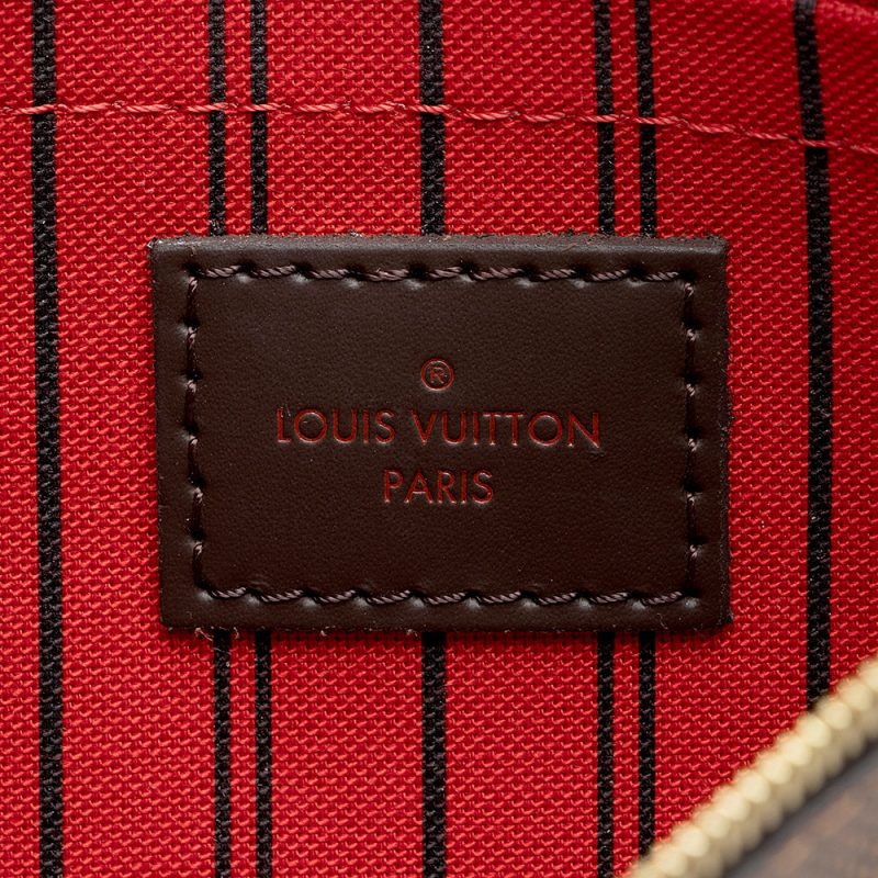 Louis Vuitton Damier Ebene Neverfull GM Pochette (SHF-22033) - Image 5