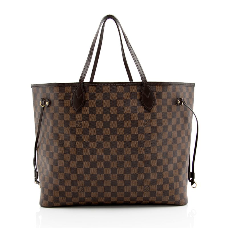 Louis Vuitton Damier Ebene Neverfull GM Tote (SHF-20007) - Image 2