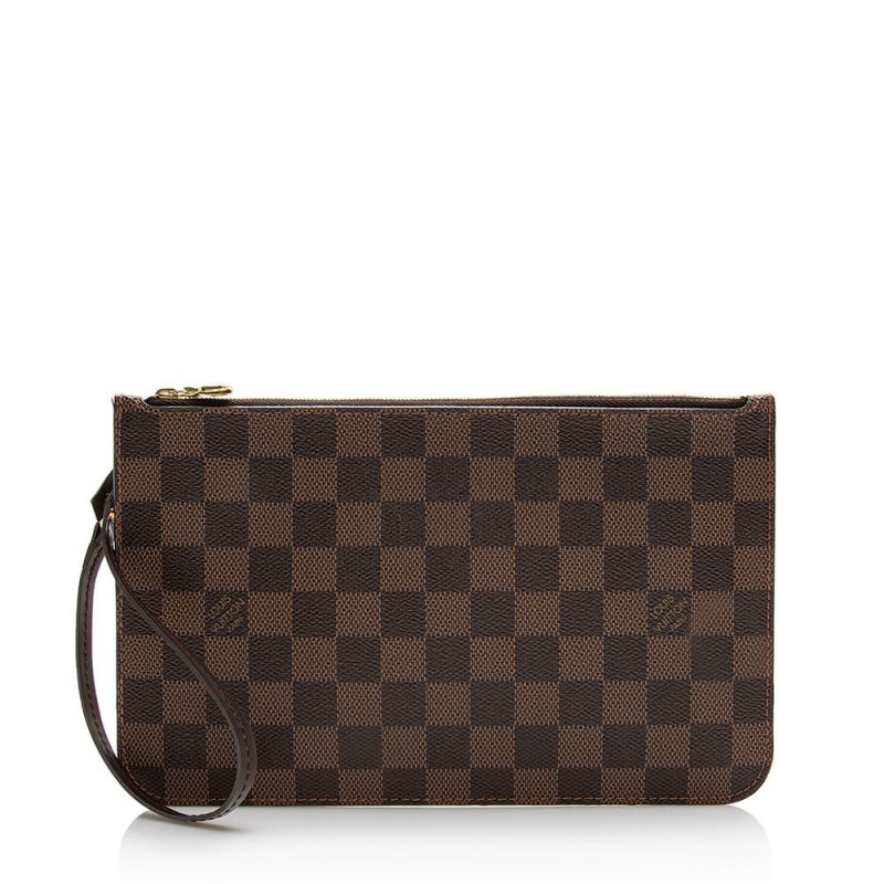 Louis Vuitton Damier Ebene Neverfull MM Pochette (SHF-21966) - Image 10
