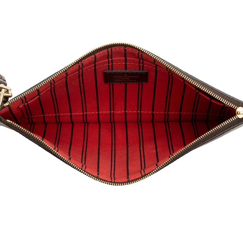 Louis Vuitton Damier Ebene Neverfull MM Pochette (SHF-21966) - Image 4
