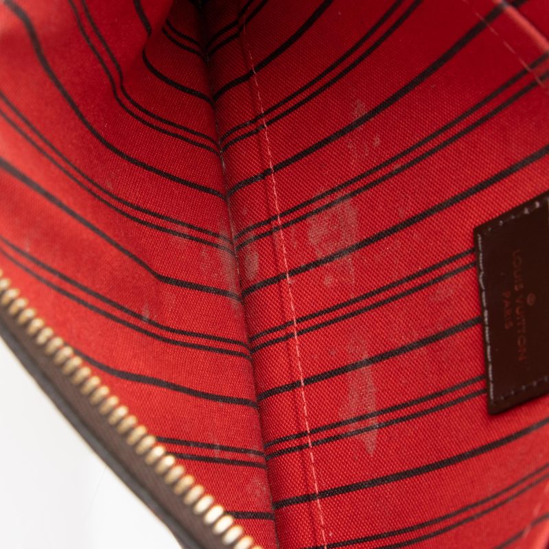 Louis Vuitton Damier Ebene Neverfull MM Pochette (SHF-23942) - Image 9