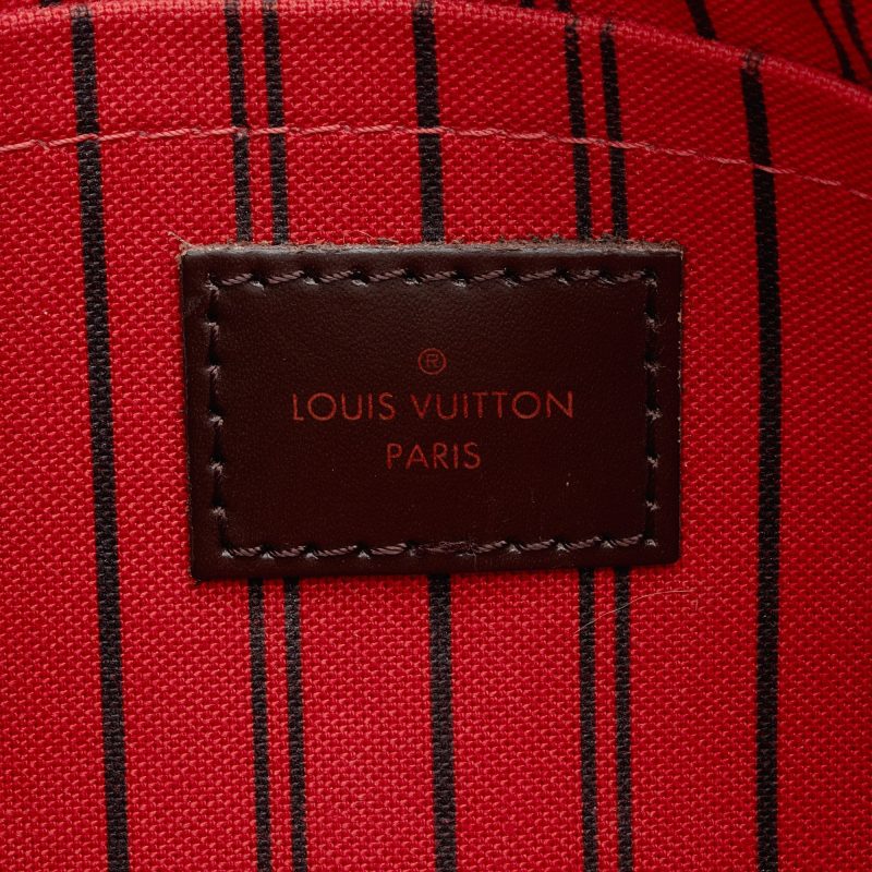 Louis Vuitton Damier Ebene Neverfull MM Pochette (SHF-lNhFi5) - Image 6