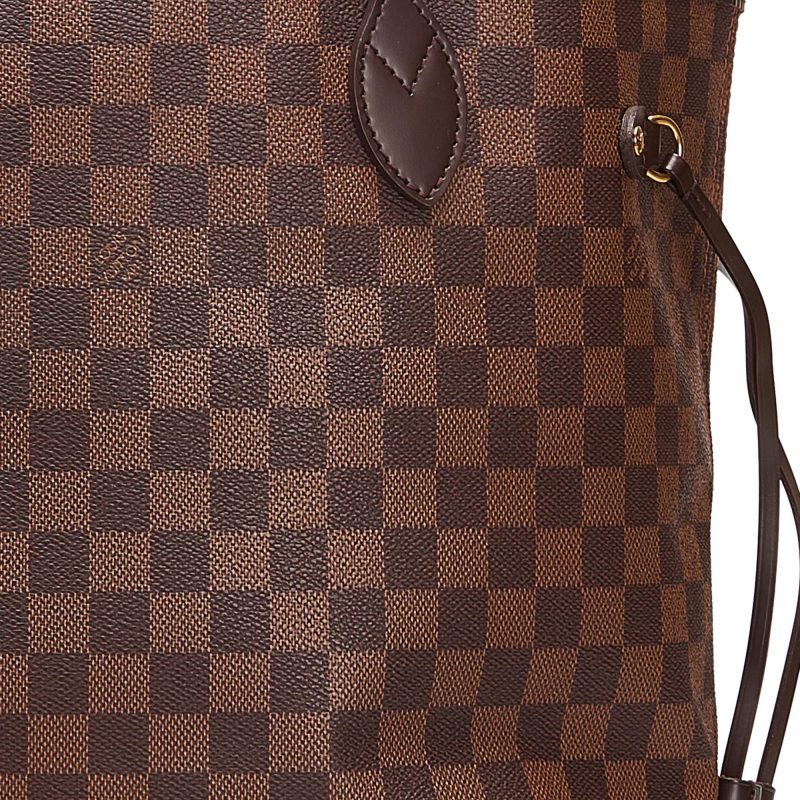 Louis Vuitton Damier Ebene Neverfull MM (SHG-37015) - Image 9