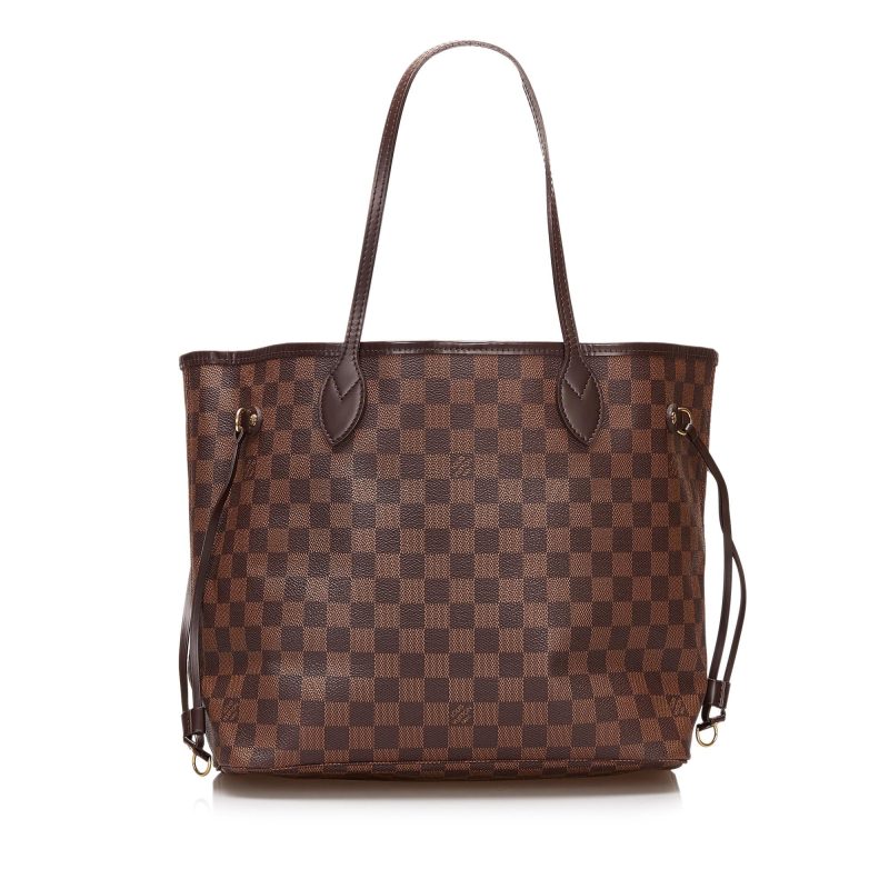 Louis Vuitton Damier Ebene Neverfull MM (SHG-37015) - Image 10