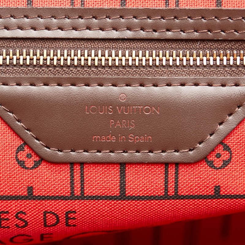 Louis Vuitton Damier Ebene Neverfull MM (SHG-37015) - Image 6