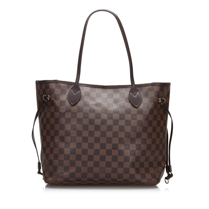 Louis Vuitton Damier Ebene Neverfull MM (SHG-vhv9oD) - Image 2